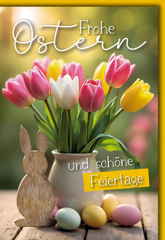Bill. Ostern Tulpen / Hase