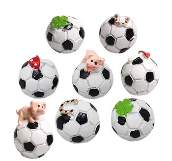 Fußball mit Glücksbringer 2cm