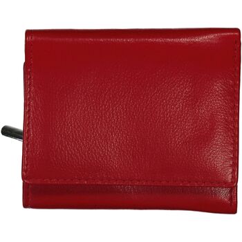 Geldbörse Leder dunkelrot
