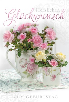 Bill. Geburtstag Rosen