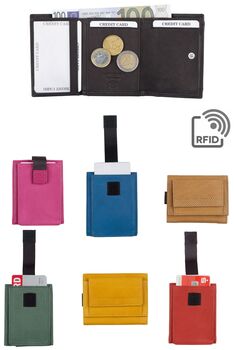Geldbörse Leder Pull Up RFID Geldbörse Leder Pull Up RFID
