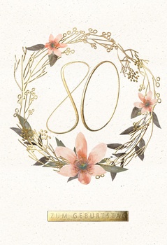 Bill. Fixzahl Blumenkranz 80