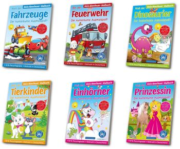 Malbuch A4/64 Seiten sortiert