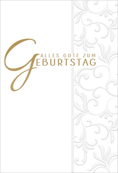 Bill. Geburtstag Schrift