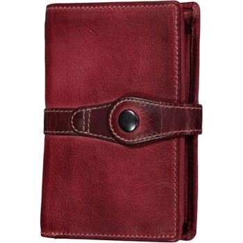 Damenbörse Leder Rot