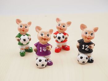 Fußballschweinchen 4,5 cm