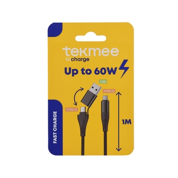 Ladekabel 1M,  2 in 1