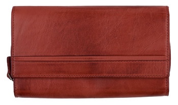 Damenbörse Leder rot