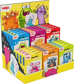 Kartenspiele sort. im Display