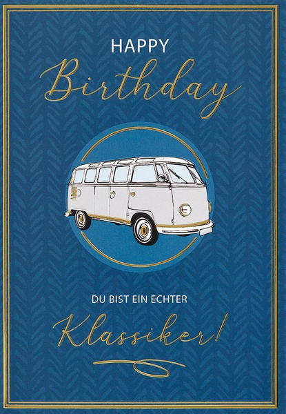 Bill. Geburtstag Bus