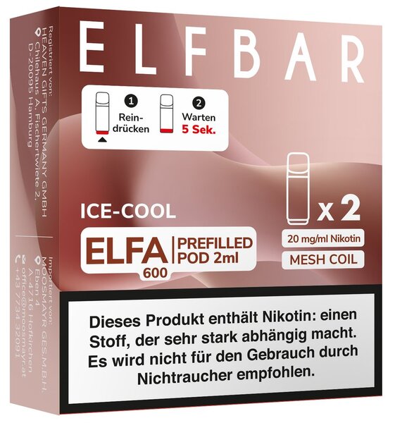 ELFA Pods Ice-Cool