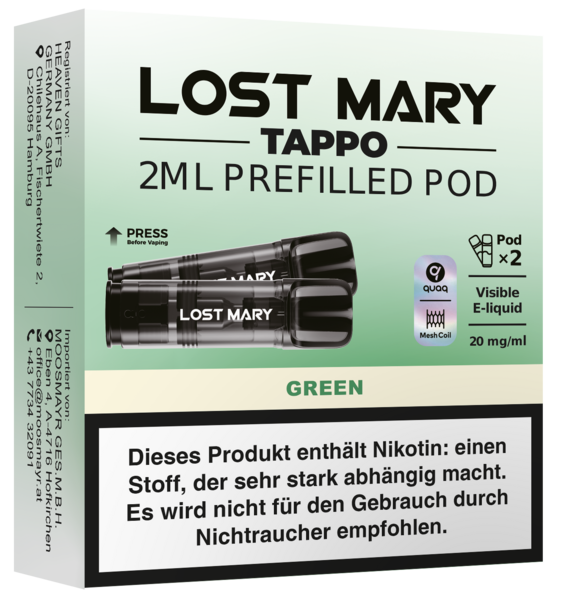 LM Tappo Pods 2er Green
