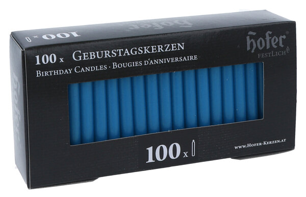 Tortenkerzen/100 blau