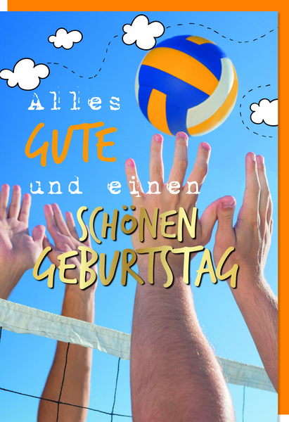 Bill. Geburtstag Volleyball Bill. Geburtstag Volleyball