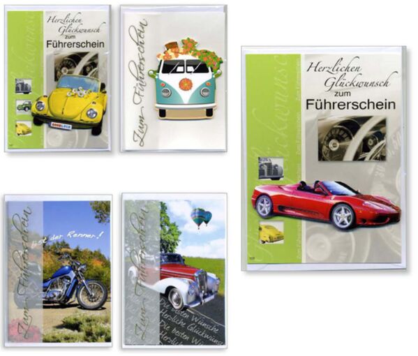 Bill. Führerschein, 5 Motive
