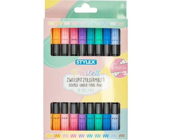 Fasermaler DUO dick/dünn /10er