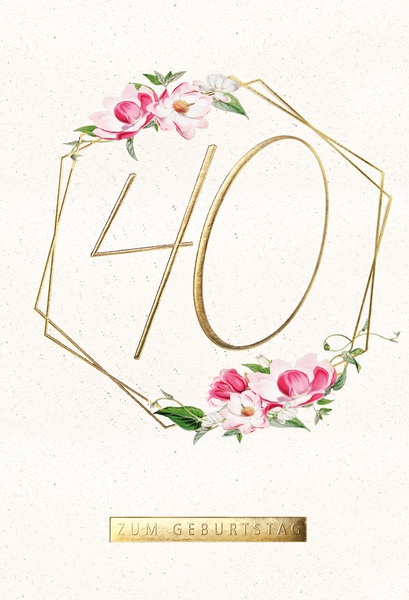 Bill. Fixzahl Blumenkranz 40