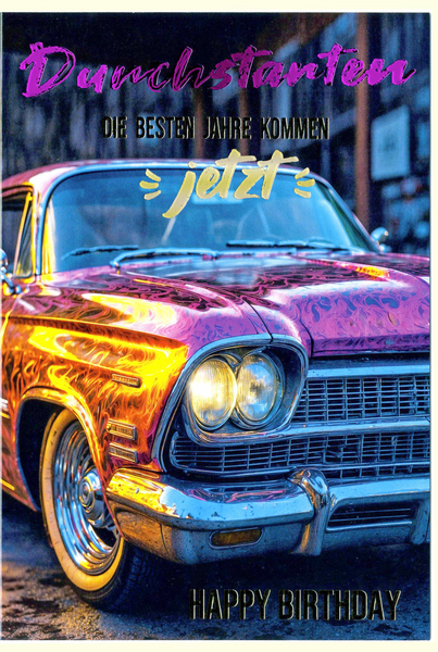 Bill. Geburtstag Auto