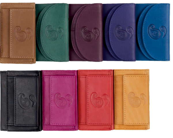 Minibörse Leder sortiert