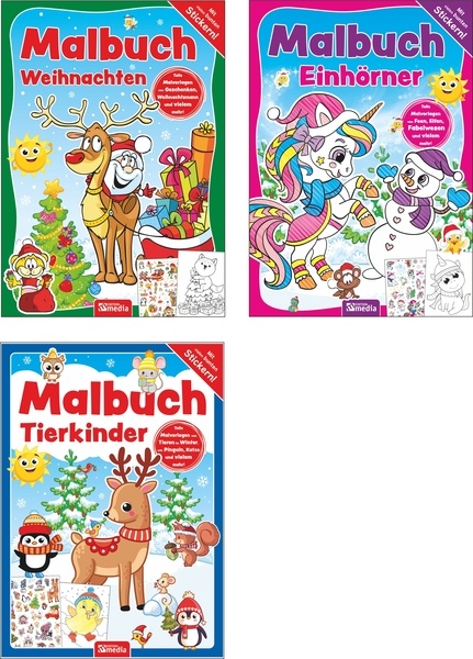 Malbuch Winter/Weihnachten