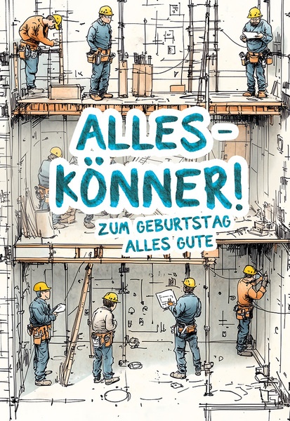 Bill. Geburtstag Handwerker