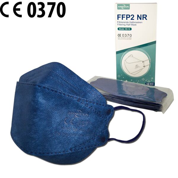 Schutzmaske FFP2 d-blau 3D