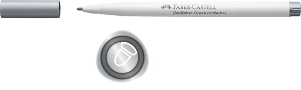 Faber Metallic Marker silber