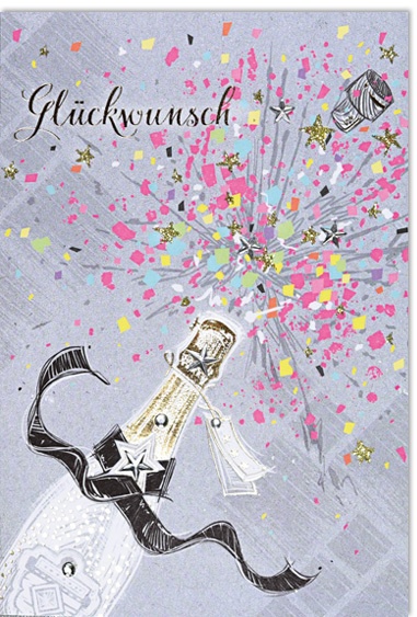 Bill. allg. Glückwunsch Sekt Bill. allg. Glückwunsch Sekt