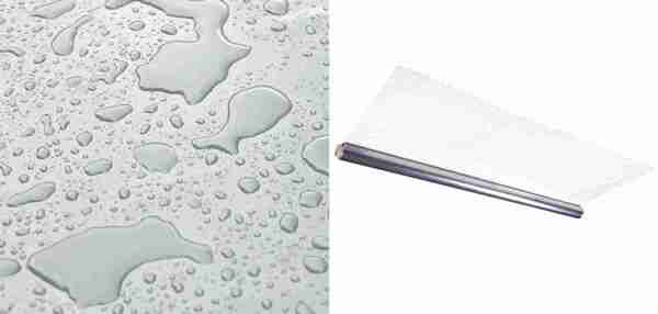 Tischfolie mit Papier 0,1 mm