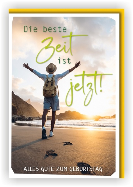 Bill. Geburtstag Strand, Mann Bill. Geburtstag Strand, Mann