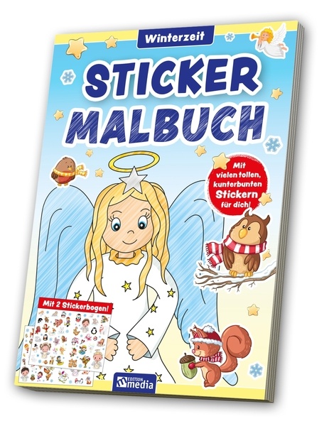 Sticker Malbuch Winterwelt