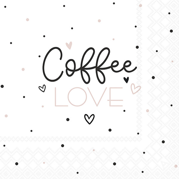 Servietten 33/33 Coffee Love