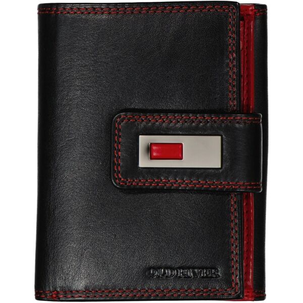 Damenbörse Leder schwarz