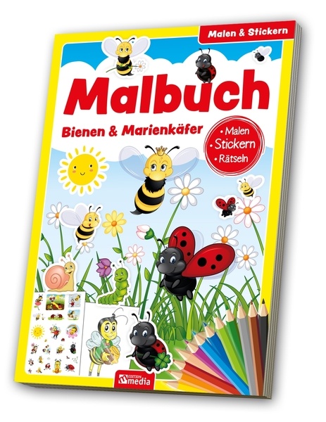 Oster Malbuch+Stickerbogen