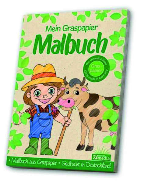 GRASPAPIER Malbuch Bauernhof