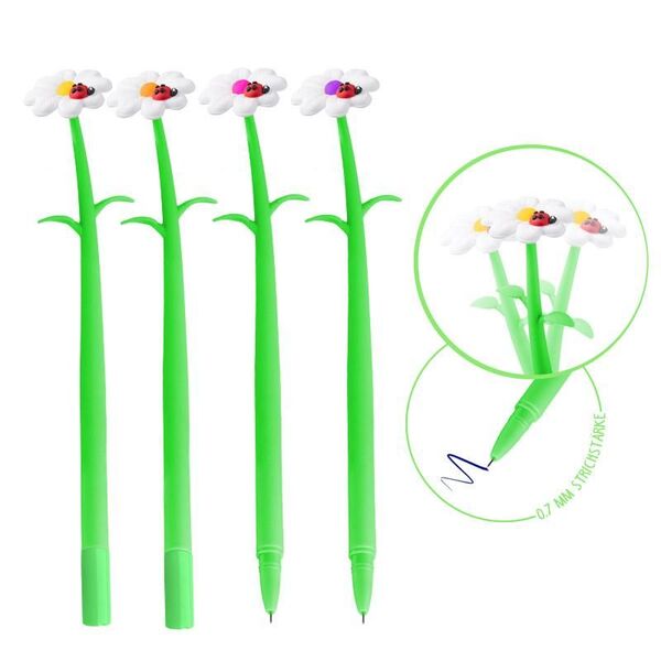 Gelschreiber Wackelblume