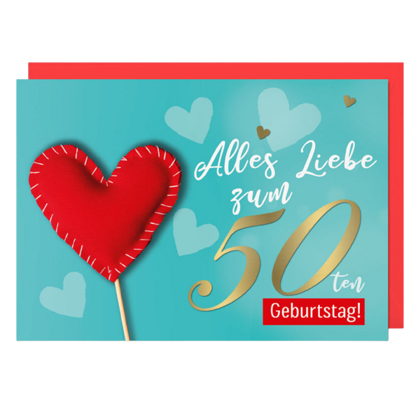 Bill. FZ Herz quer 50
