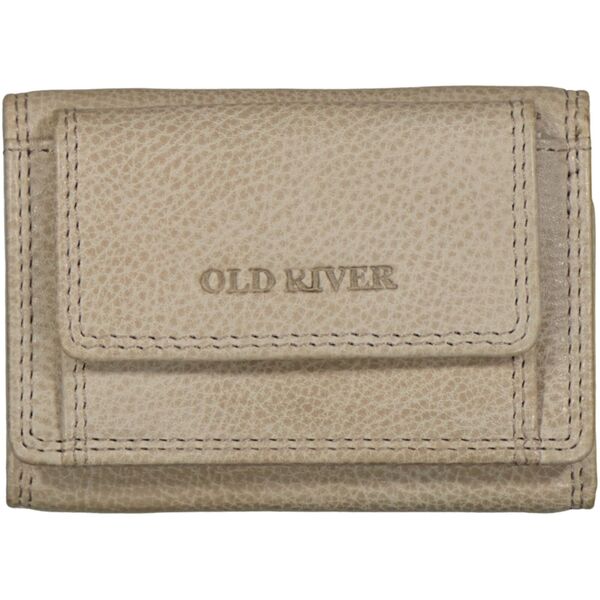 Midi Geldbörse Leder creme