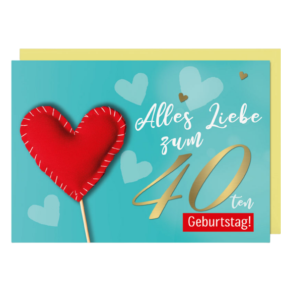 Bill. FZ Herz quer 40