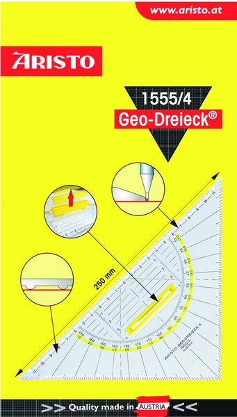 Geo-Dreieck Aristo 25 cm