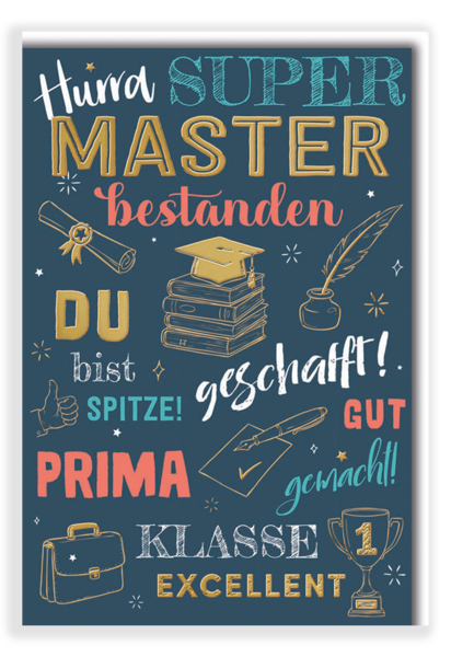 Bill. Master Schrift bunt