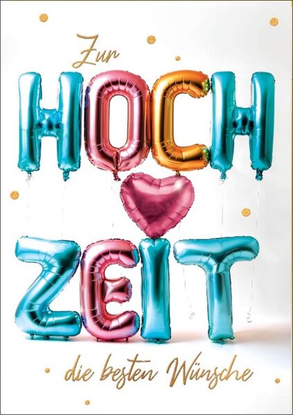 Bill. Vermählung  Ballons