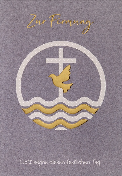 Bill. Firmung Kreuz/Taube