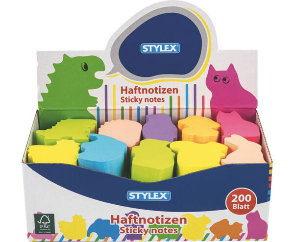 Mini-Haftnotizen Tiere