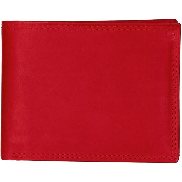 Dollarbörse Leder rot