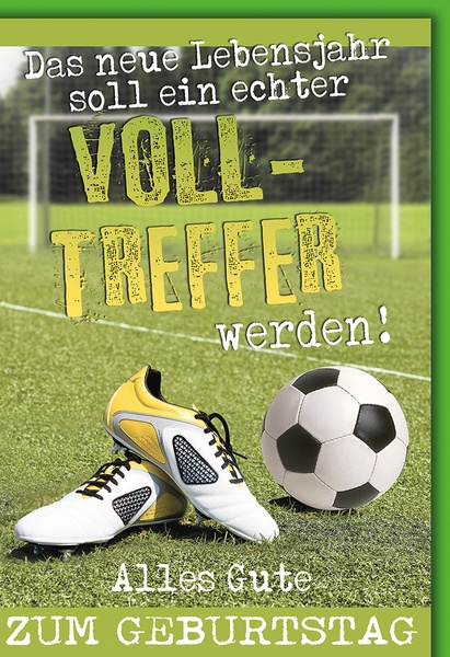 Bill. Geburtstag Fußball