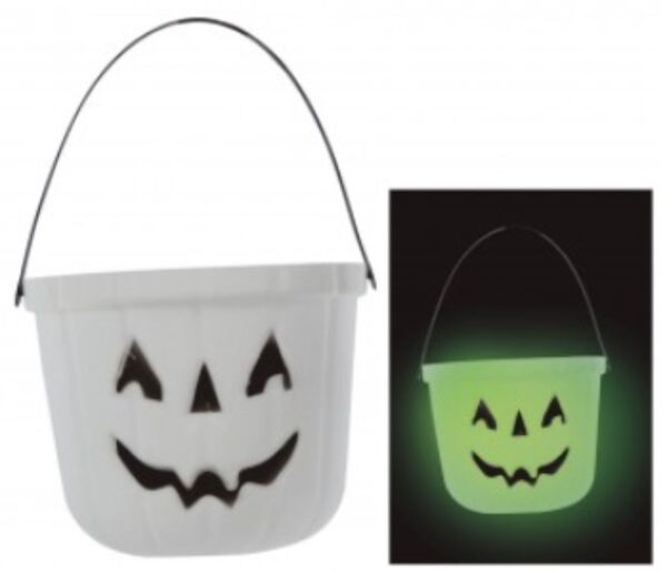 Halloween-Kübel nachtleuchtend