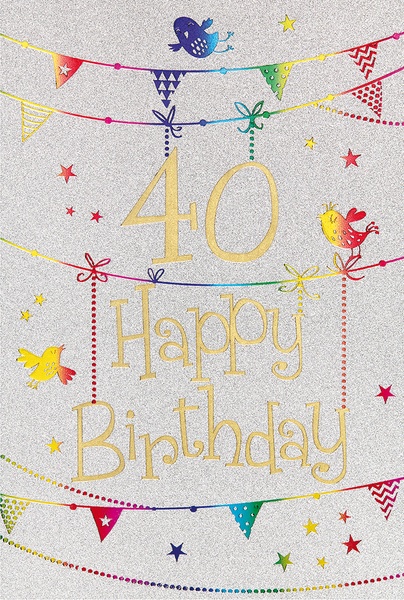 Bill. Fixzahl Glitter  40