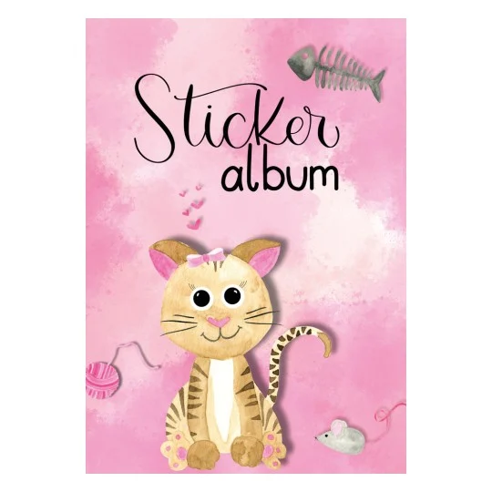 Stickeralbum Katze A5 Stickeralbum Katze A5