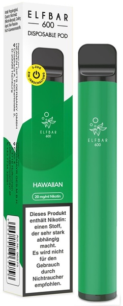 ELFBAR E-Zig. Hawaiian ELFBAR E-Zig. Hawaiian